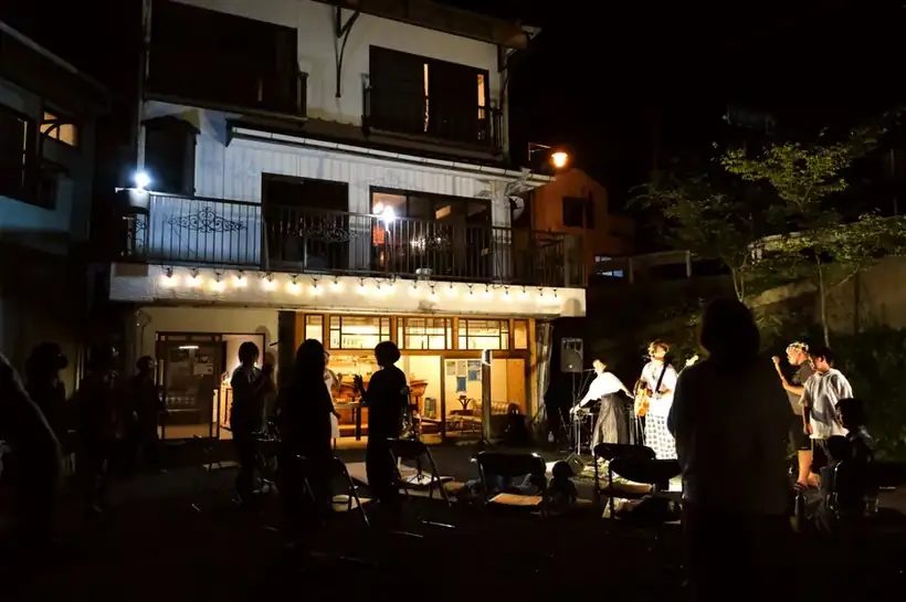 俵山ビレッジの夜のイベント