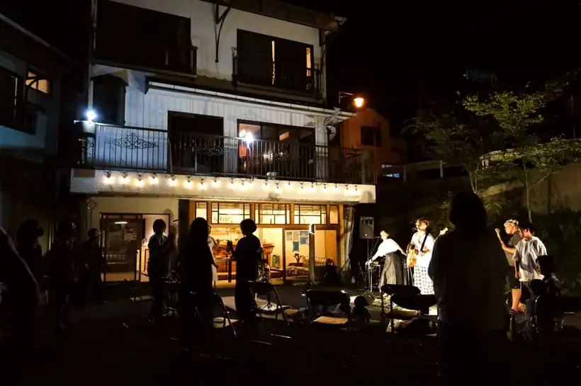 俵山ビレッジの夜のイベント